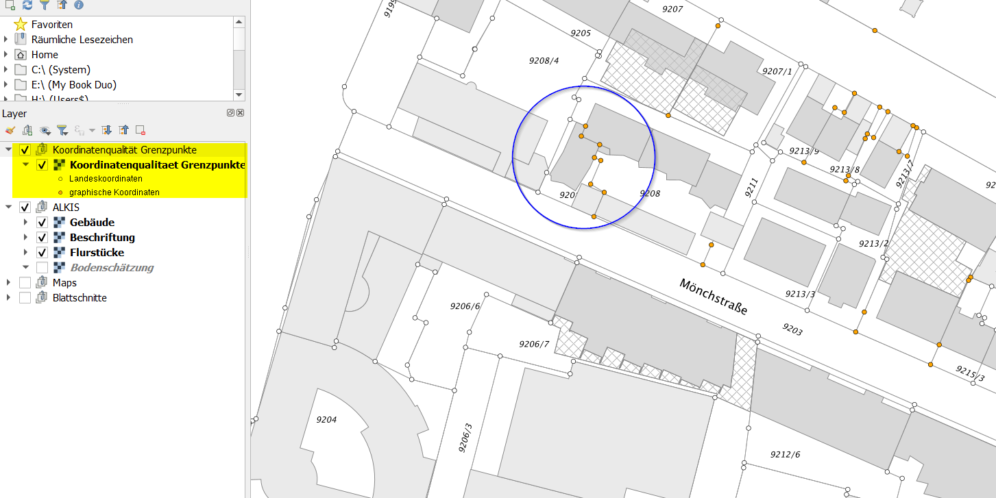 eingebundener WMS-Dienst