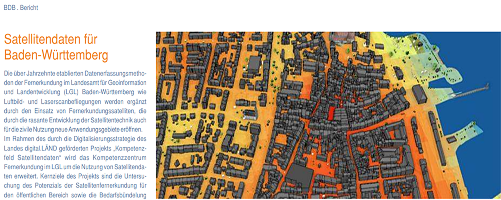Artikel - BDB-Ingenieurblatt - Satellitendaten