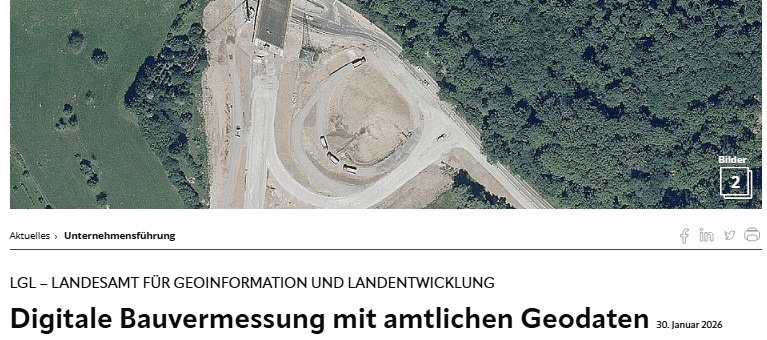 Artikel bau Magazin ONLINE - Digiale Bauvermessung